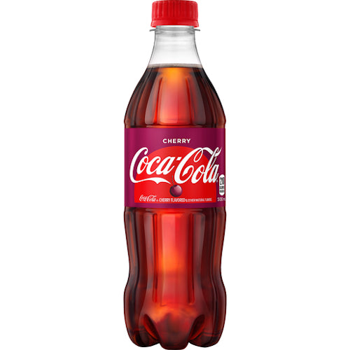 Coca-Cola Cherry Bottle 500 ml - Snaxies Montreal