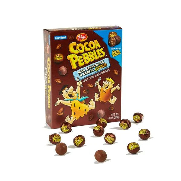 Cocoa Pebbles Cereal Bites Box 227 g Snaxies Exotic Chocolate Montreal Canada