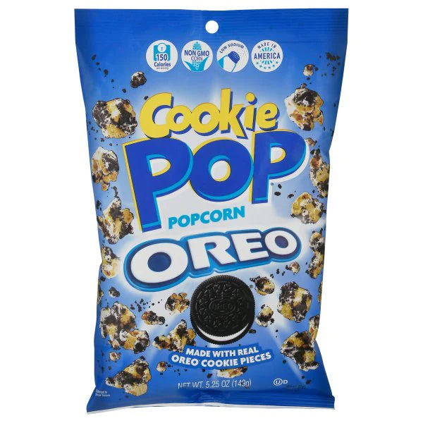 Cookie Popcorn Oreo 149 g Snaxies Exotic Chips Montreal Canada