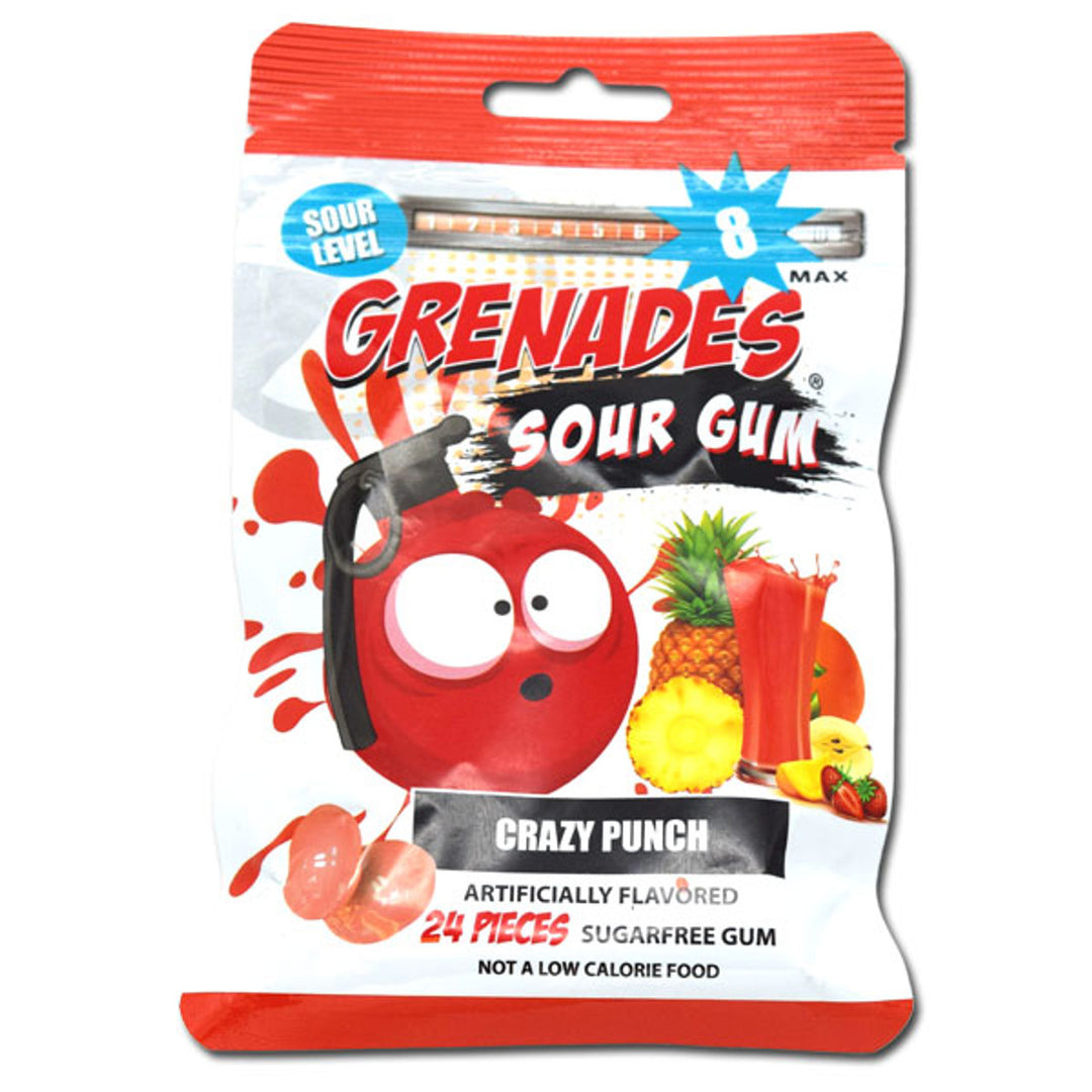 Grenades Sour Crazy Punch Gomme 60 g