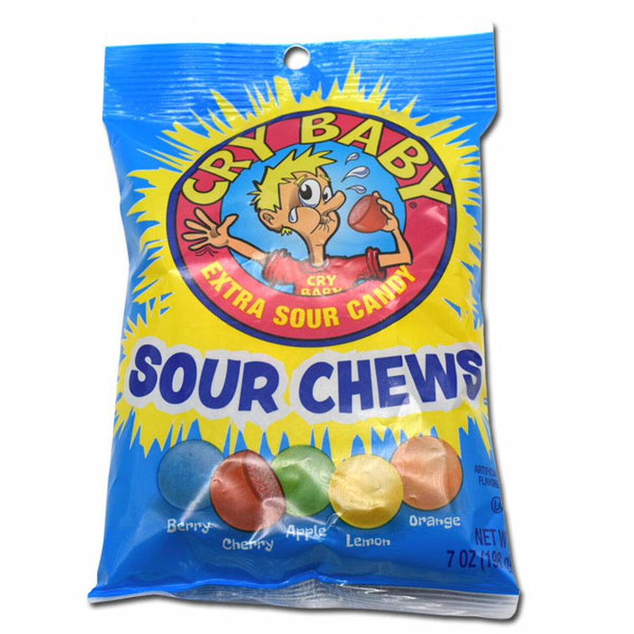 Cry Baby Sour Chews 198 g Snaxies Exotic Candy Montreal Canada