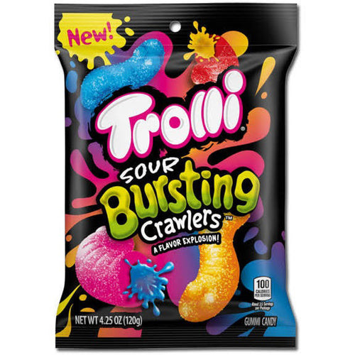 Trolli Sour Bursting Crawlers 120 g Snaxies Exotic Candy Montreal Canada