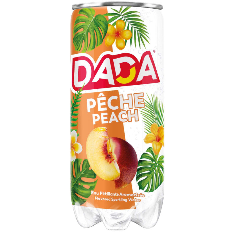 DADA Peach Peche 330 ml Exotic Soda Drink