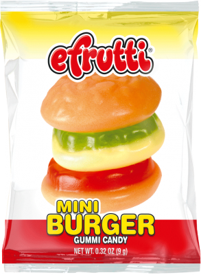 eFrutti Mini Burger Gummi Candy - Snaxies