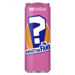 Fanta WTF (What The Fanta) Pink Zero Sugar 330 ml Snaxies Exotic Drinks Montreal