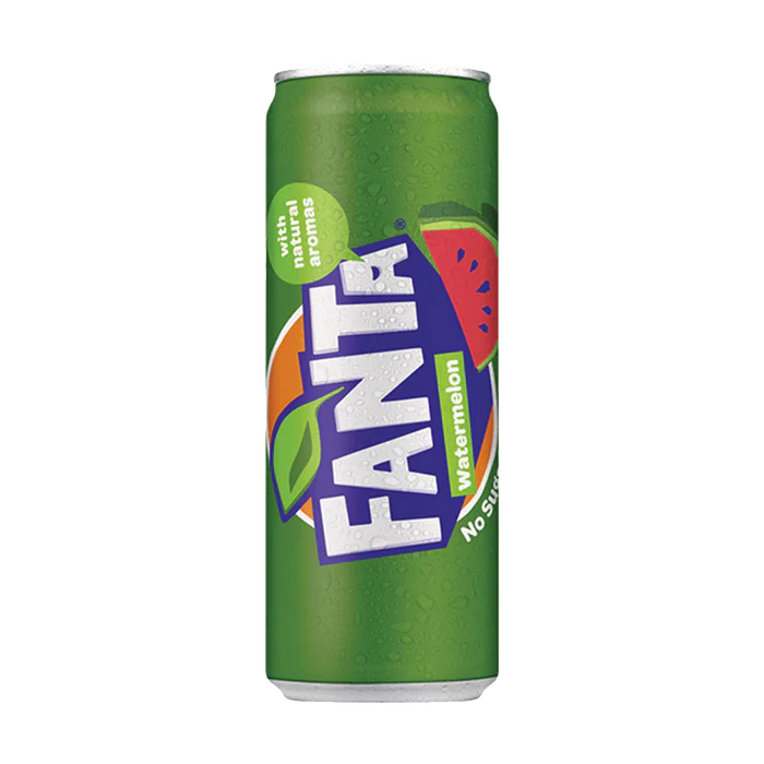 Fanta Watermelon 250 ml Snaxies Exotic Soft Drinks Montreal Quebec Canada