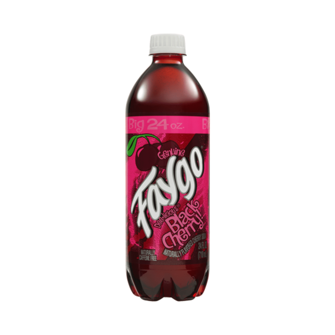 Faygo Black Cherry 710 ml Snaxies Exotic Drinks Montreal