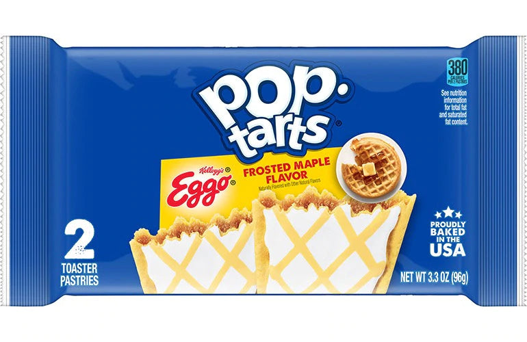 Pop-Tarts Eggo Waffle Frosted Maple Flavour 96 g Snaxies Exotic Pastry Montreal Canada