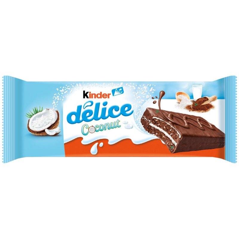 Kinder Delice Coconut 39 g - Exotic Snacks - Europe - Snaxies Montreal Canada