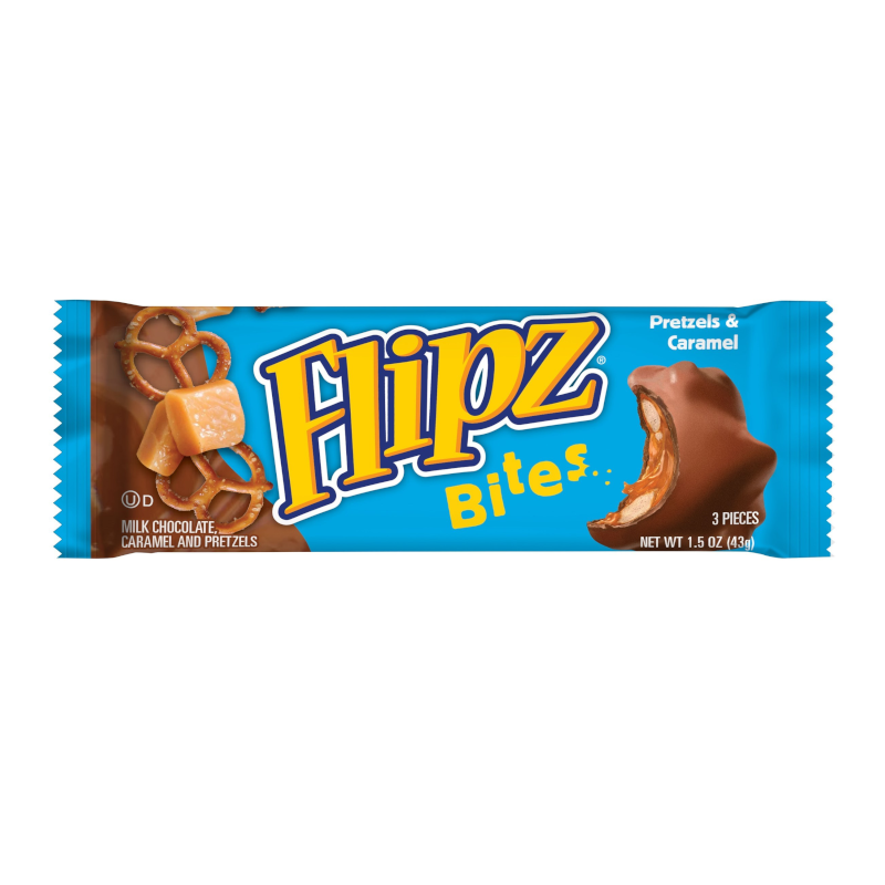 Flipz Pretzel Bites 43 g Snaxies Exotic Chocolate Montreal Canada