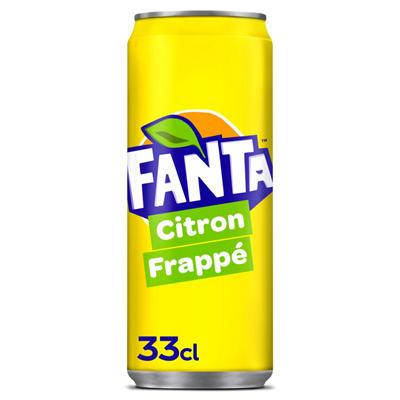 Fanta Citron Frappé 330 ml Snaxies Exotic Drinks Montreal Canada