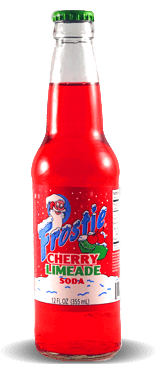 Frostie Cherry Limeade Soda 355 ml Snaxies Exotic Soda Montreal Canada