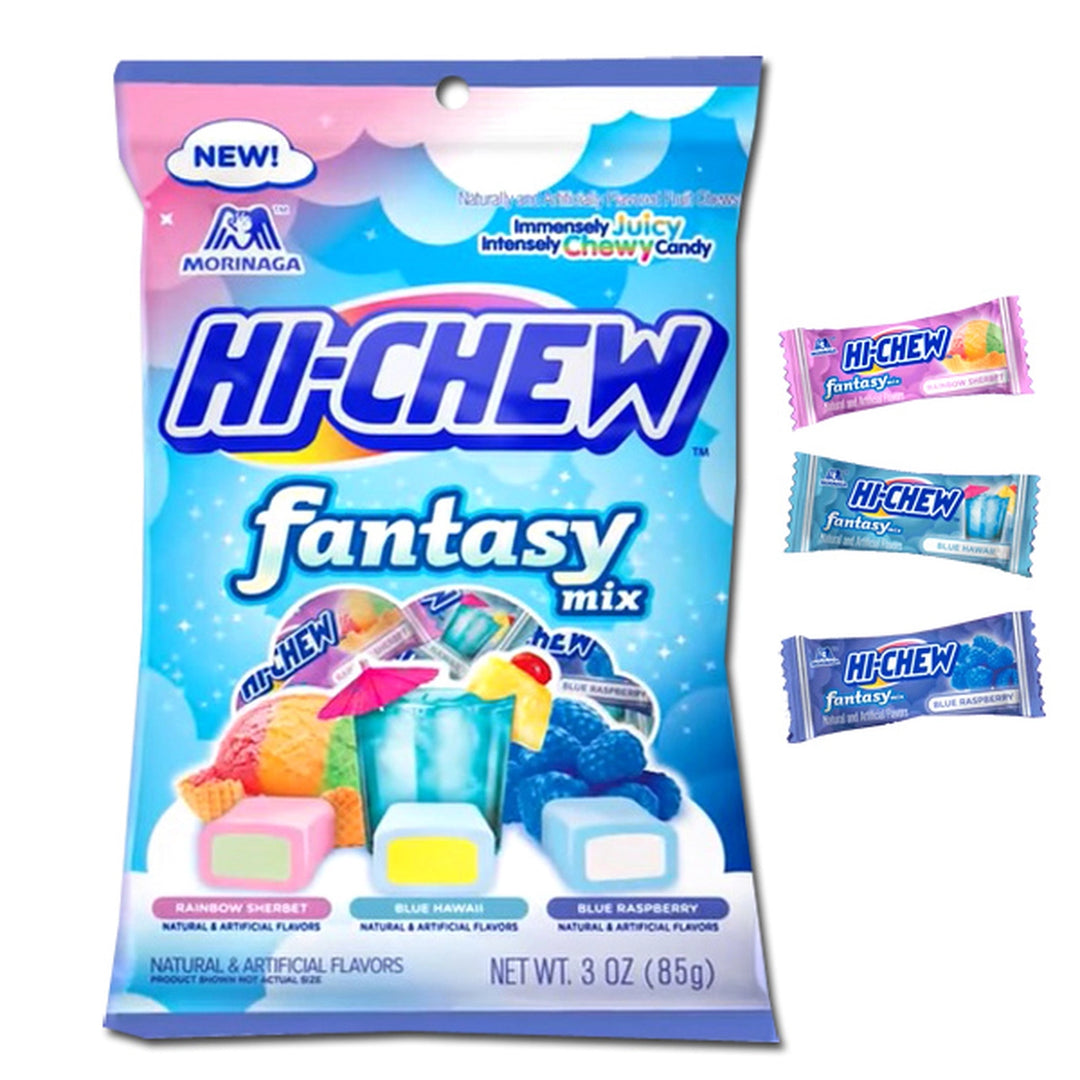 Hi-Chew Fantasy Mix Bag 85 g Snaxies Exotic Candy Montreal Canada