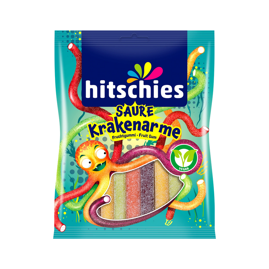 Hitschies Sauer Octopus Arms 125 g Snaxies Exotic Candy Montreal Canada
