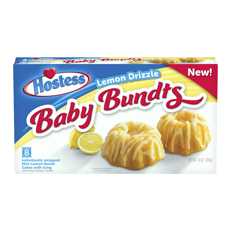Hostess Lemon Drizzle Baby Bundts 284 g Snaxies Exotic Pastry Montreal Canada