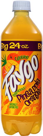 Faygo Pineapple Orange 710 ml Exotic Soda Drink Montreal Canada Snaxies