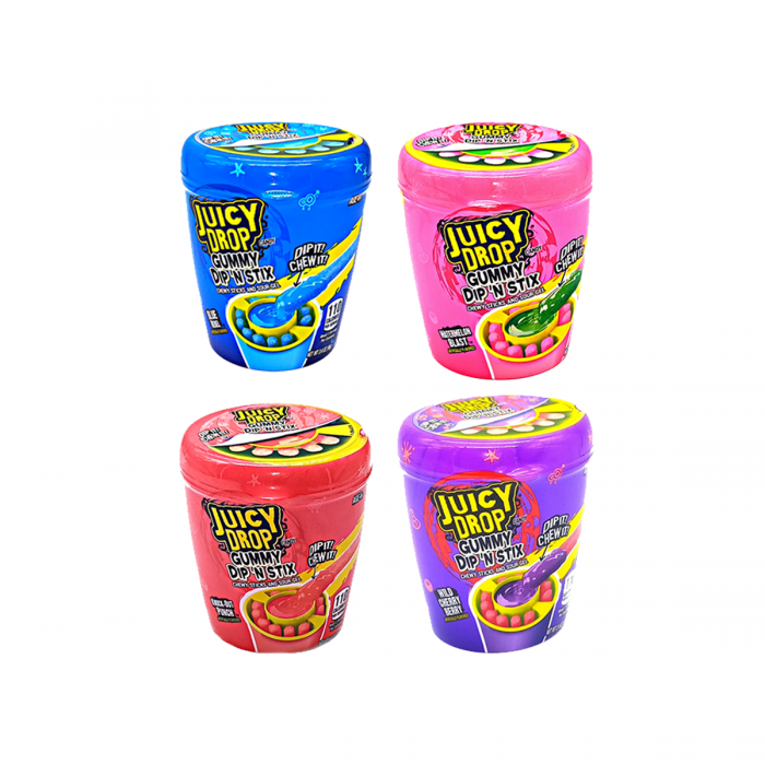 Juicy Drop Gummy Dip 'N Stix 96 g