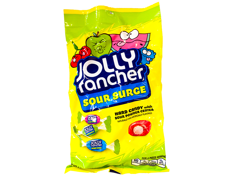 Jolly Rancher Sour Surge Hard Candy 184 g Snaxies Exotic Candy Montreal Canada