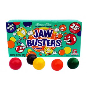 Ferrara Jawbusters Candy Box 23 g Snaxies Exotic Candy Montreal Canada