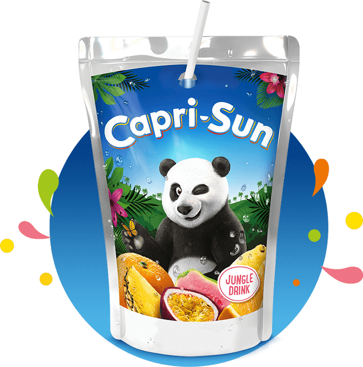 Capri-Sun Jungle Drink 200 ml Imported Exotic Drink Snaxies Montreal Quebec Canada