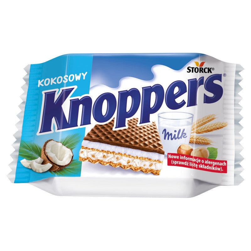 Knoppers Coconut 25 g - Exotic Chocolate - Europe - Snaxies