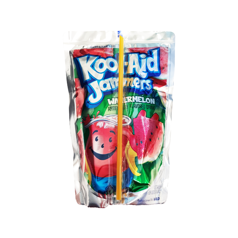 Kool Aid Jammers Watermelon 177 ml Snaxies Exotic Drinks Montreal Canada