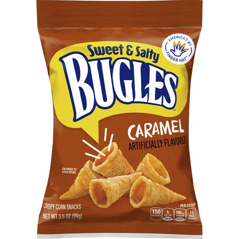 Bugles Caramel 99 g (7 Pack) Exotic Snacks Wholesale Montreal Quebec Canada
