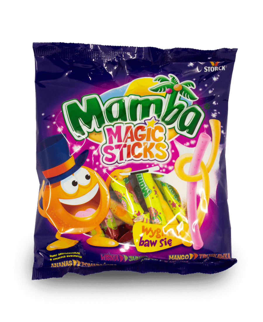 Mamba Magic Sticks 150 g Snaxies Exotic Candy Montreal Canada