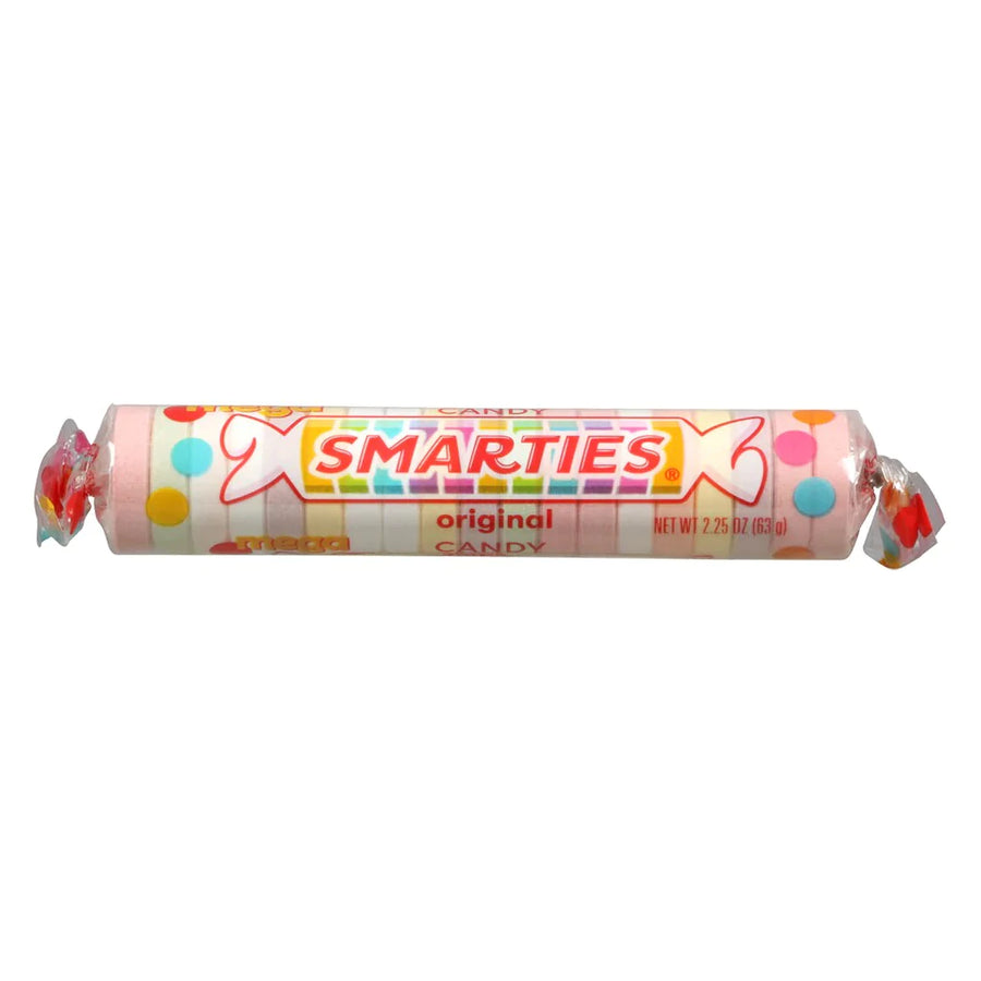 Mega Smarties Candy Rolls 63 g Snaxies Exotic Candy Montreal
