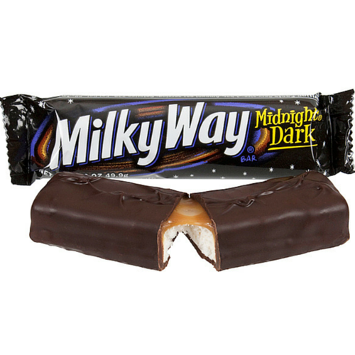 Milky Way Midnight Dark Chocolate Bar 50 g Snaxies Exotic Chocolate Montreal Canada