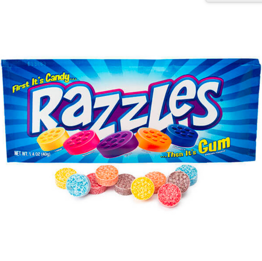 Razzles Candy 40 g Snaxies Exotic Candy Montreal Canada