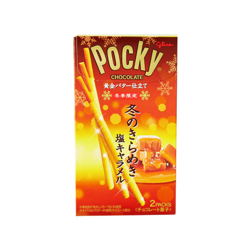 Pocky Winter Salted Caramel 53.6 g Exotic Cookies Snaxies Montreal