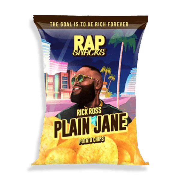 Rap Snacks Rick Ross Plain Jane 71 g Snaxies Exotic Chips Montreal Canada
