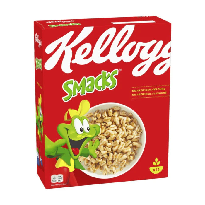 Kellogg's Smacks Cereal 330 g Snaxies Exotic Cereal Montreal