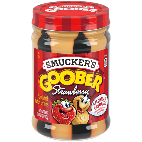 Smucker's Goober Strawberry PB&J Stripes 510 g Snaxies Exotic Snacks Montreal Quebec Canada