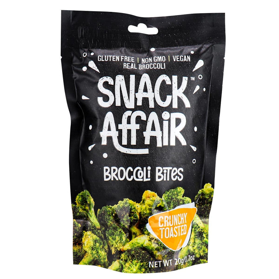 Snack Affair Broccoli Bites 20 g Snaxies Exotic Snacks Montreal