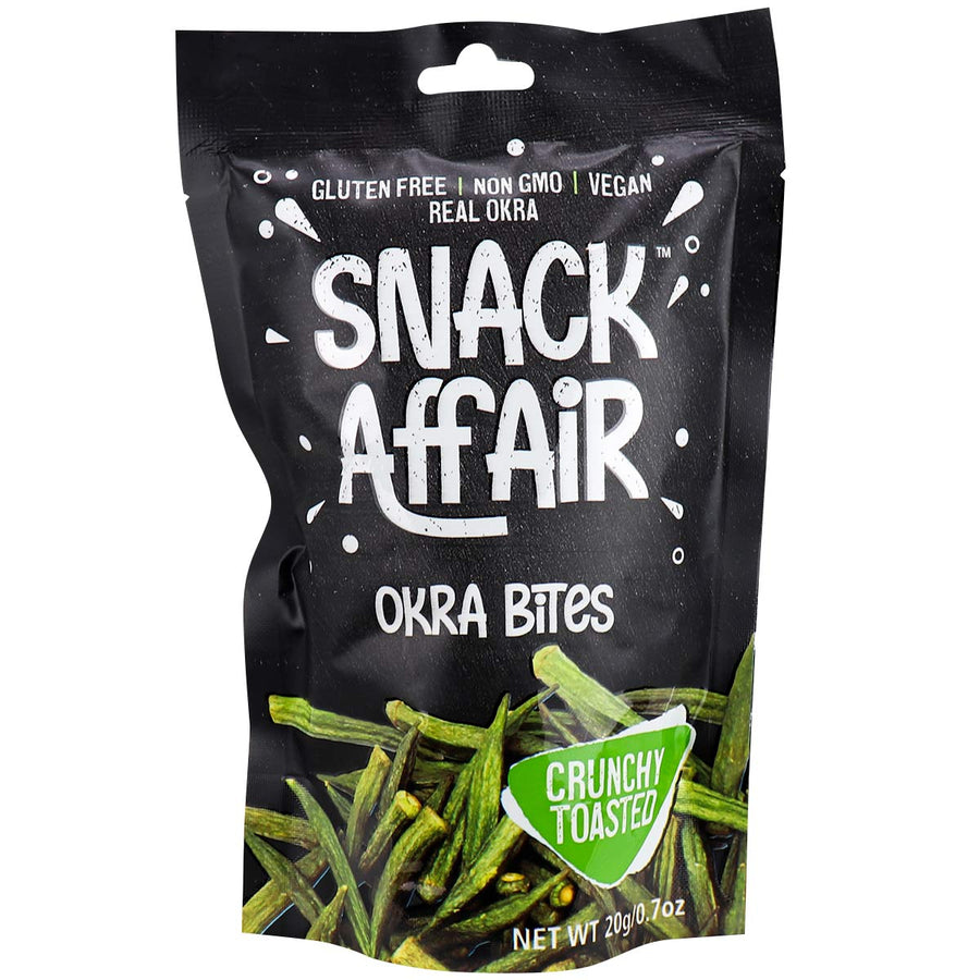 Snack Affair Okra Bites 20 g Snaxies Exotic Snacks Montreal
