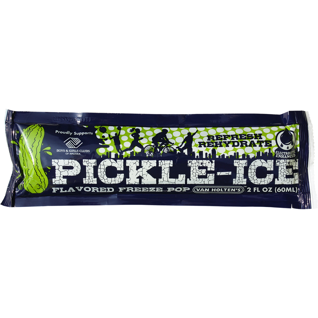 Van Holten's Pickle Flavoured Freeze Pops 60 ml Snaxies Exotic Pickles Montreal Canada