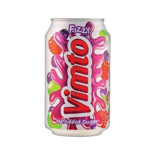 Vimto Zero Sugar Can 330 ml Snaxies Exotic Drinks Montreal Canada