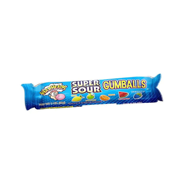 Warheads Super Sour Gumballs 28 g Snaxies Exotic Gum Montreal