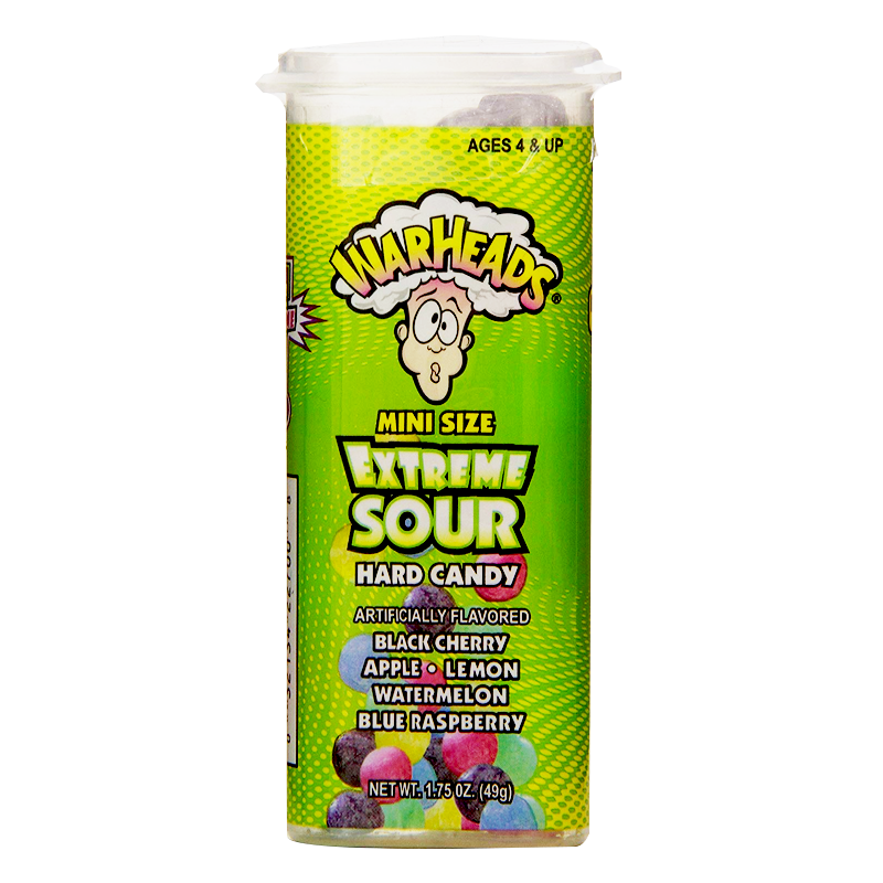 Warheads Extreme Sour Minis 49 g Snaxies Exotic Candy Montreal