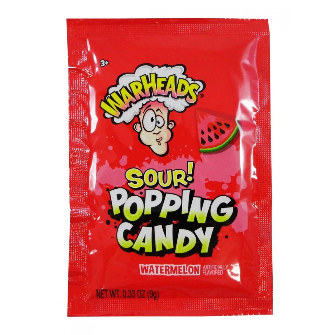 Warheads Watermelon Sour Popping Candy 9 g